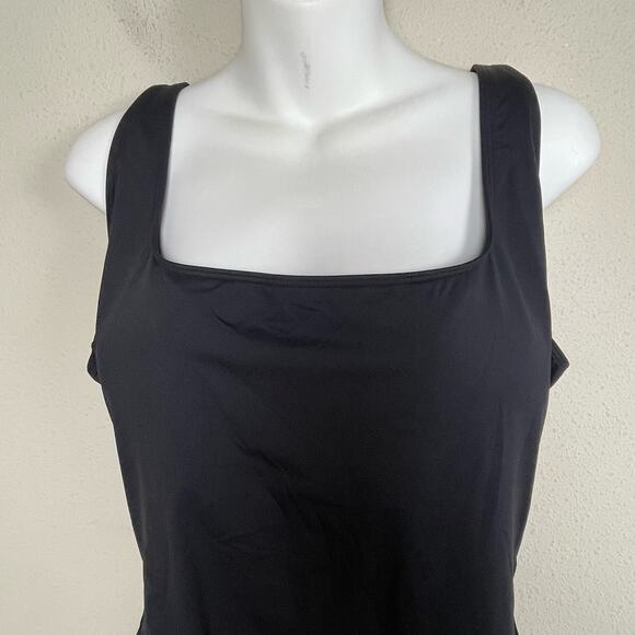 NWT Everlane The Square Neck One Piece Swimsuit XXL – Black, Minimalist Chic - Picture 4 of 8